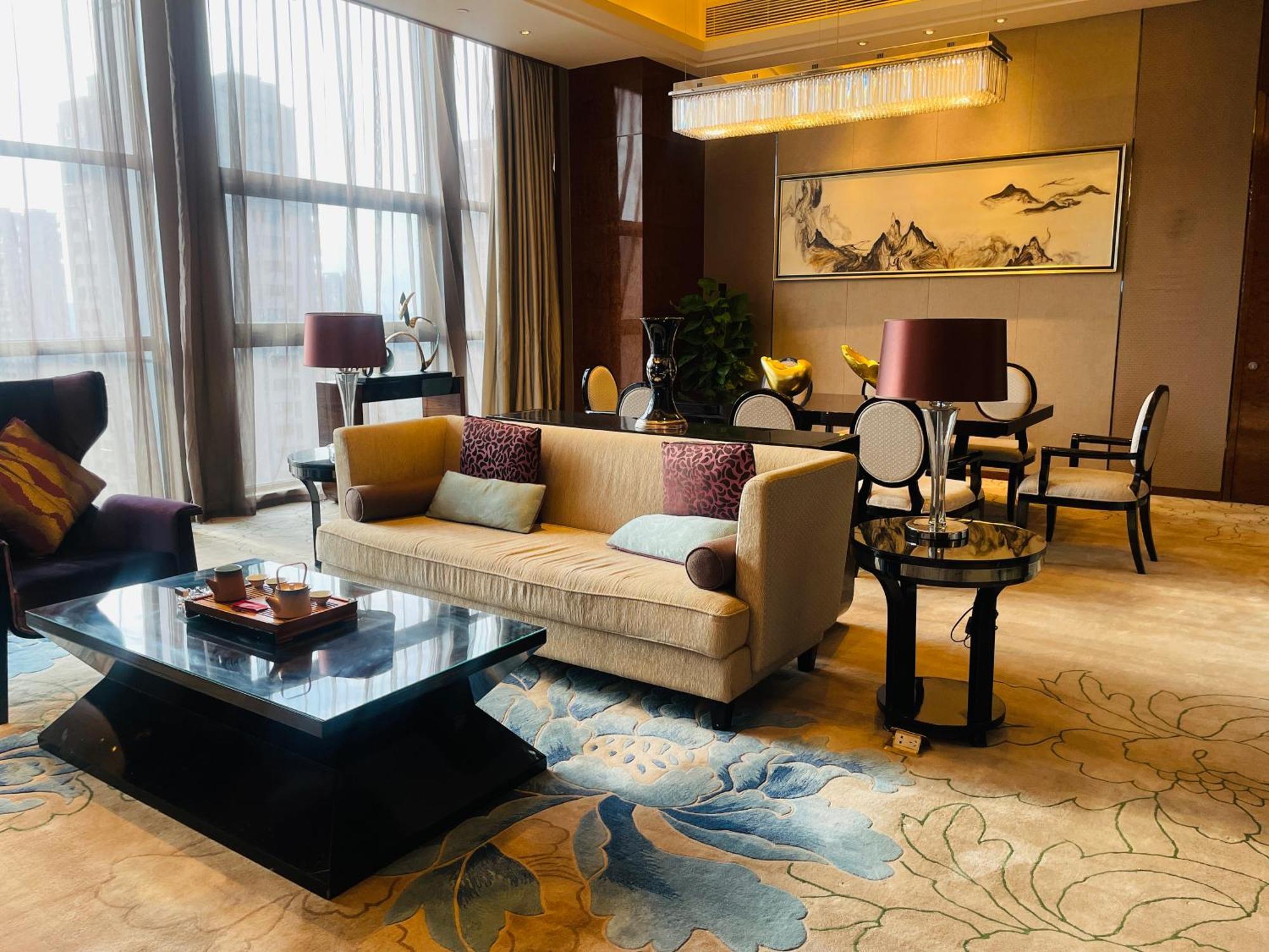 Maanshan Wanda Realm Hotel Tangtu Kültér fotó