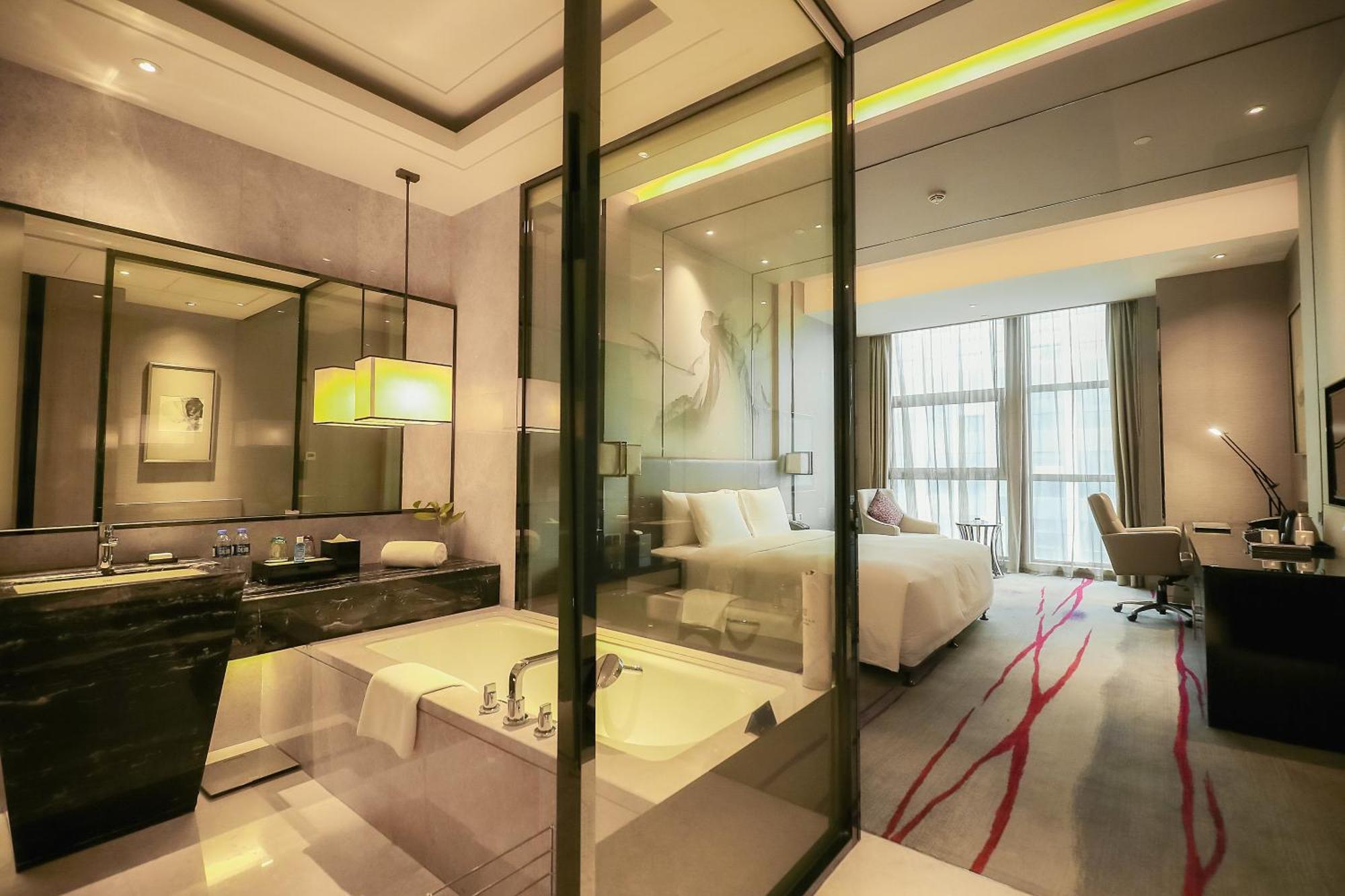 Maanshan Wanda Realm Hotel Tangtu Kültér fotó